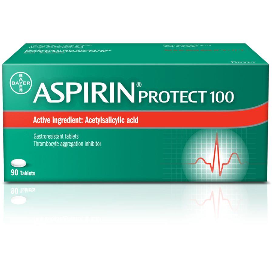 Back Image for Aspirin Protect Tablets 100mg 90's