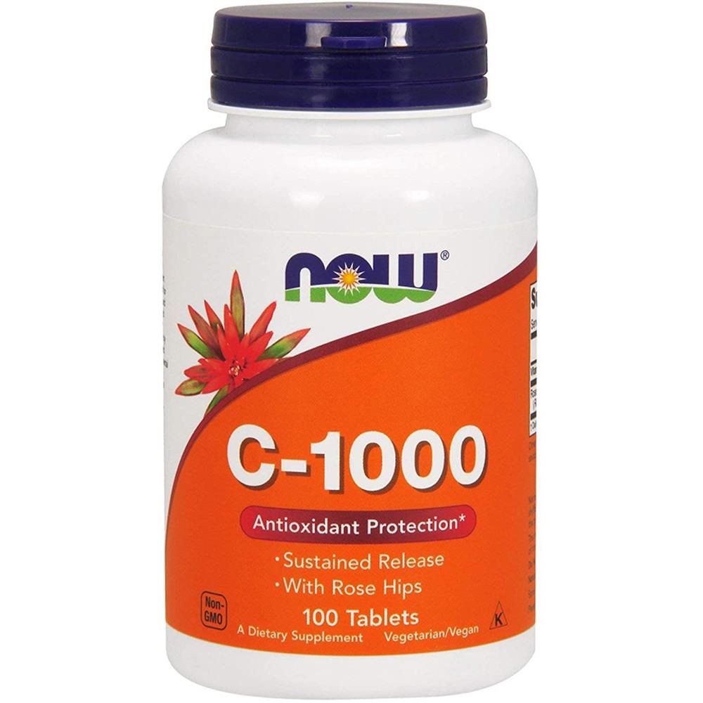 Now C-1000 Vitamin C Supplement Tablets For Antioxidant & Immunity Support, Pack of 100's