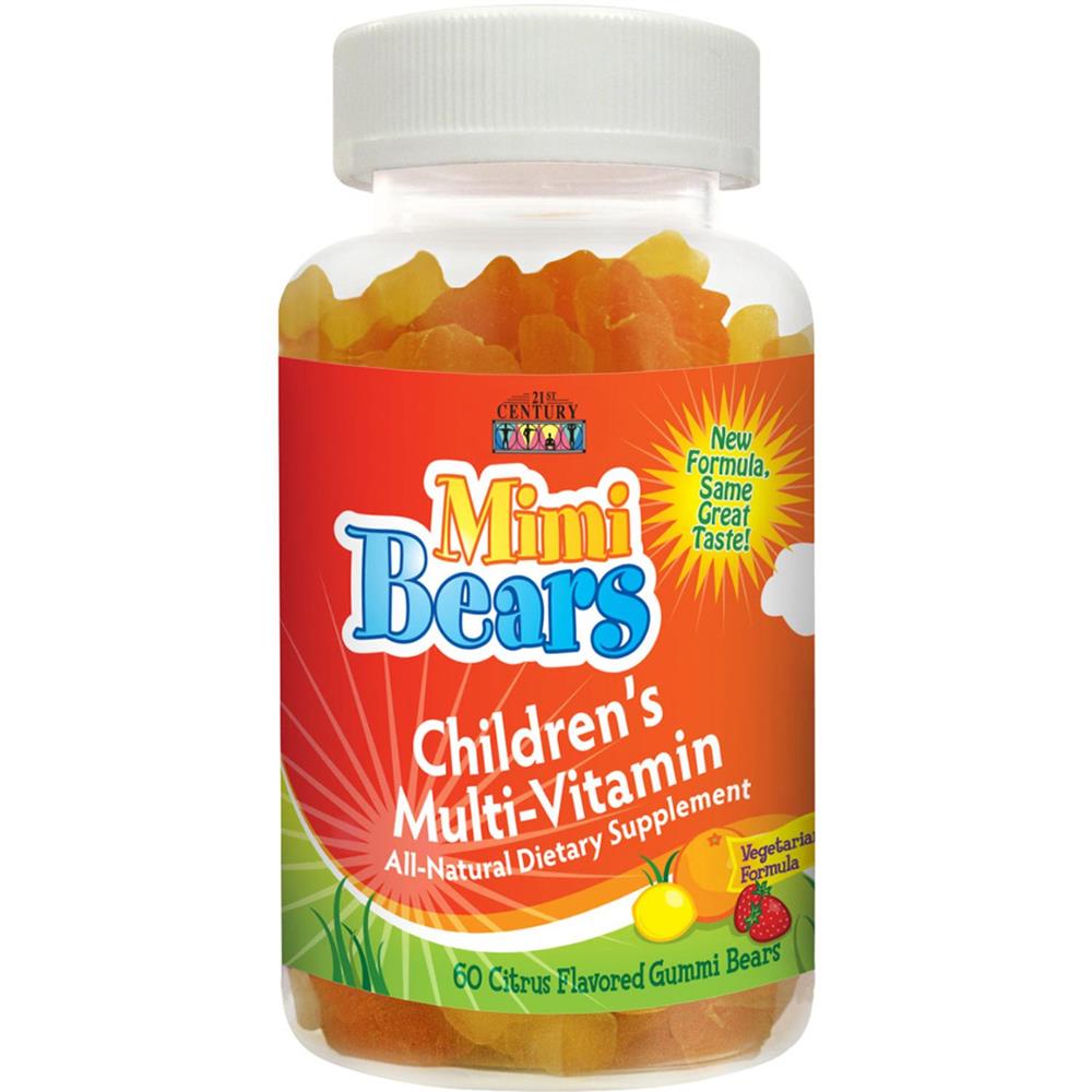 21st Century Mimi Bears Children's Multivitamin Gummies, Pack of 60's