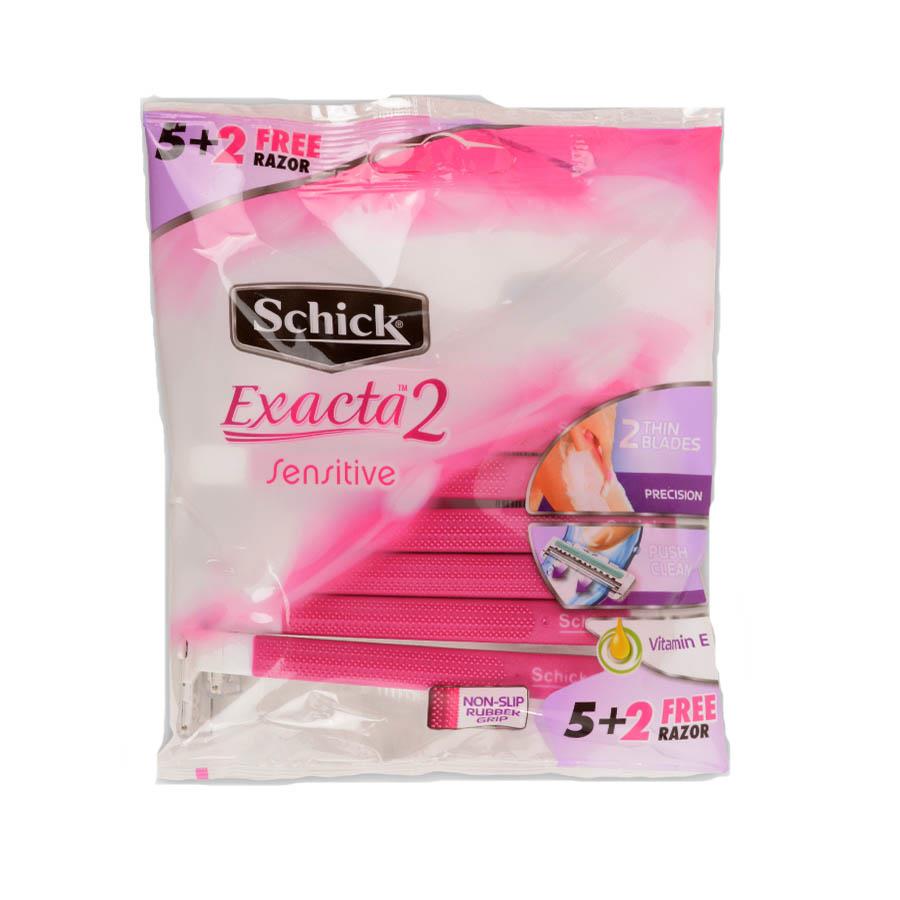 Back Image for Schick Exacta2 Sensitive Razors 7's