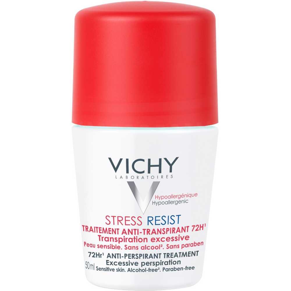 فيتشي مزيل عرق رول ان 72 ساعة Vichy 72Hr Stress مضاد للتعرق للرجال  - 50 مل