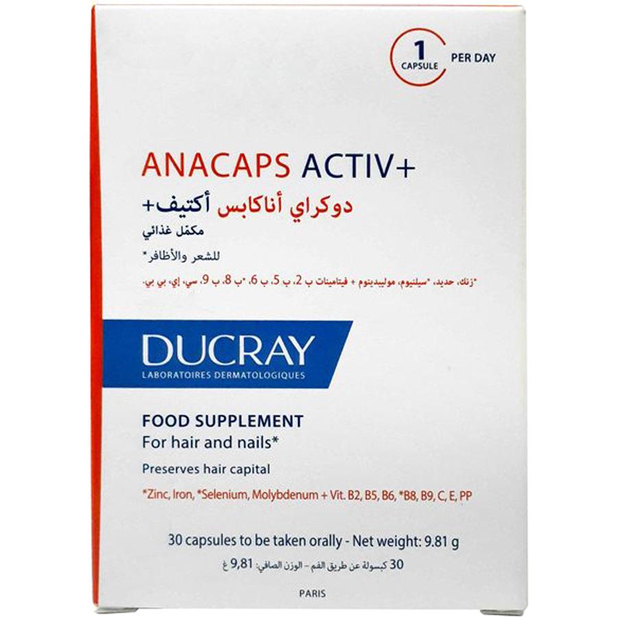 Product Image for Ducray Anacaps Food Supplement For Hair Loss 26g