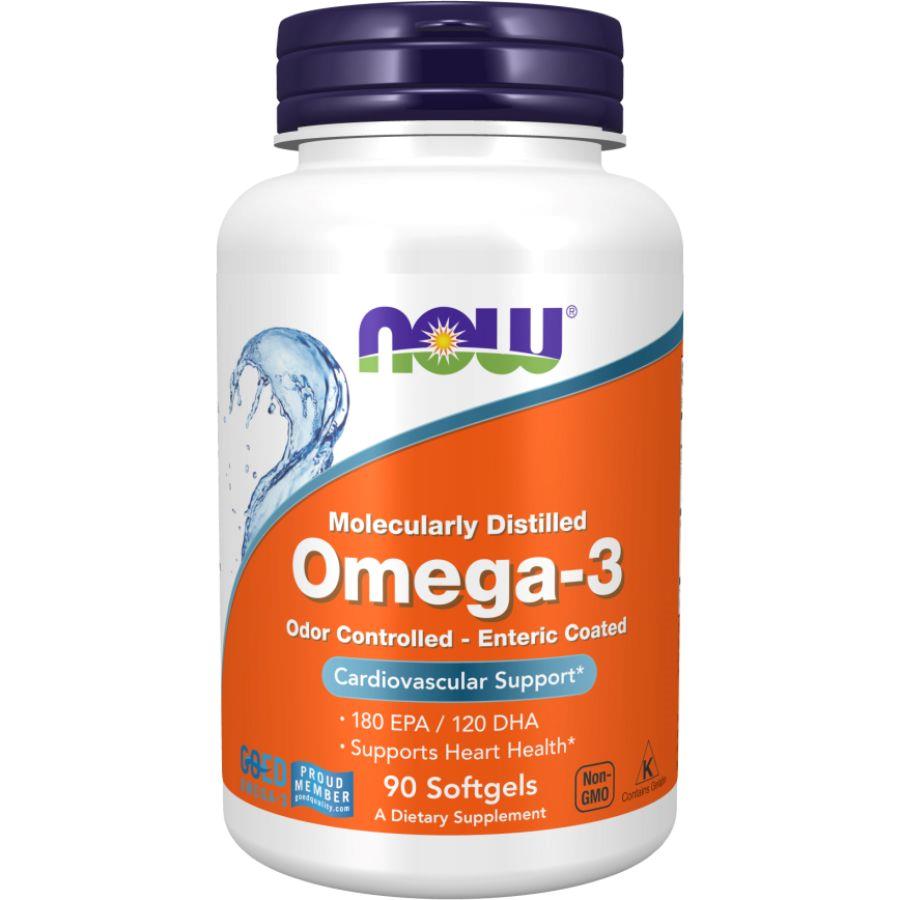 Now Omega-3 Enteric Coated Softgels 90's