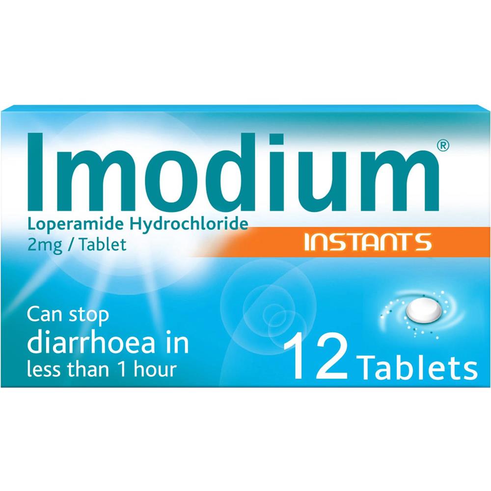 Back Image for Imodium Instants 2mg Tablets 12's