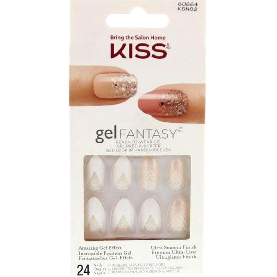 Kissgel Fantasy Real Short Length Nails 24's