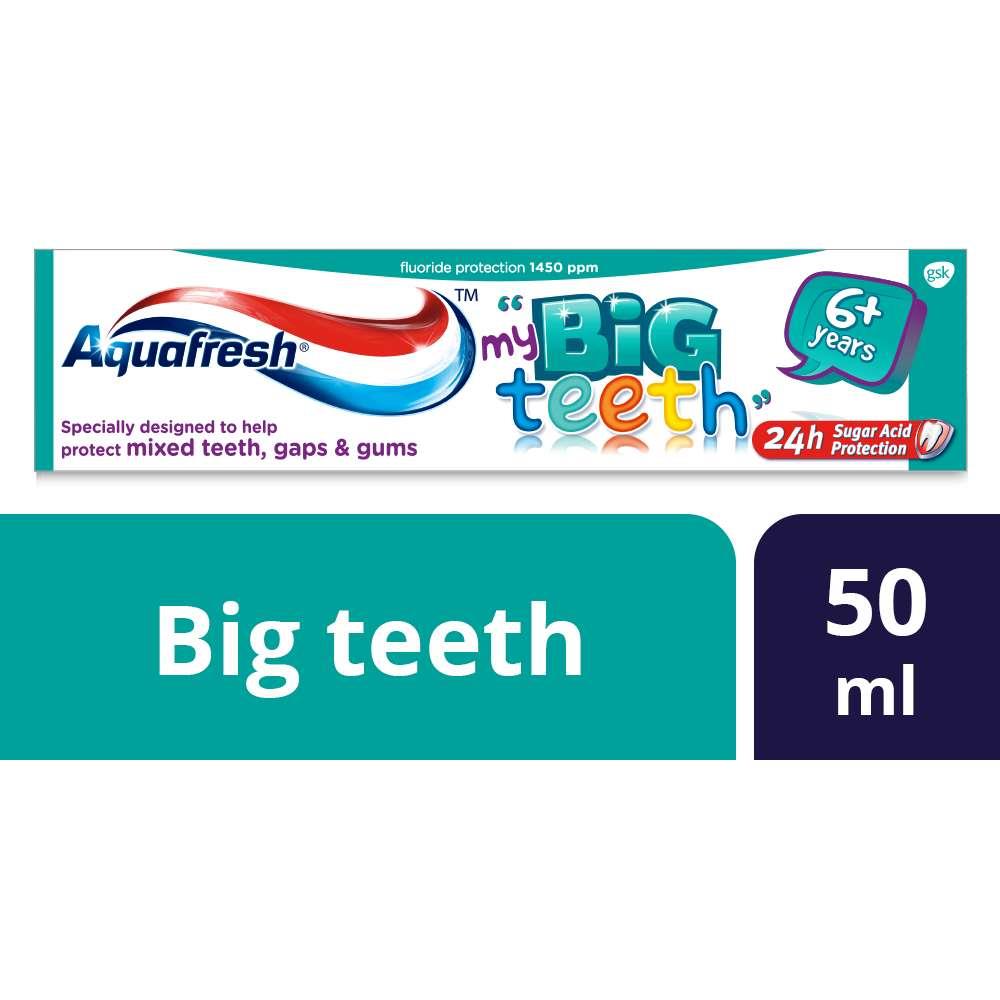 Back Image for Aquafresh Big Teeth Toothpaste 50ml