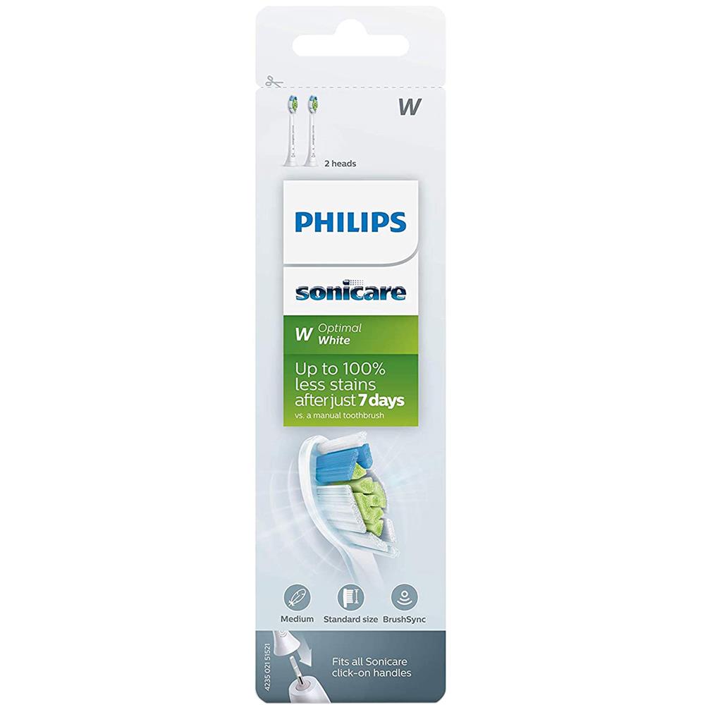 Back Image for Philips Sonicare Diamond Clean Replacement Brush Head White 2's