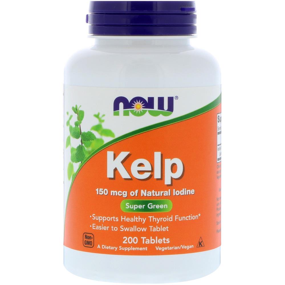 Back Image for Now Kelp Tablets 200's
