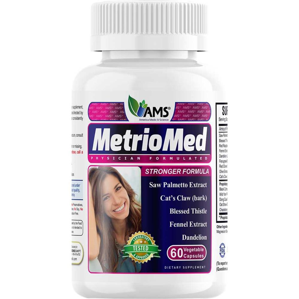 AMS Metriomed Capsules For Emotional & Hormonal Balance, Pack of 60's