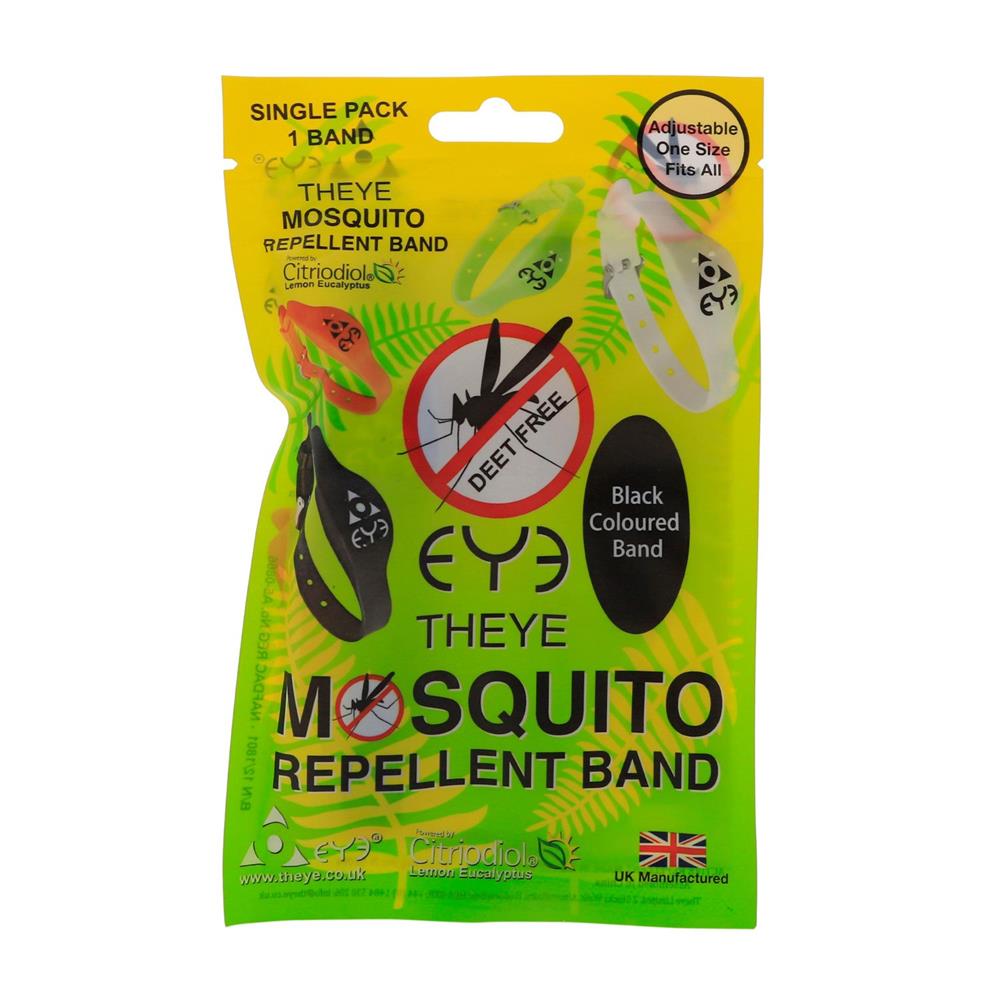 Back Image for Theye Mosquito Adjustable Repellant Band Black