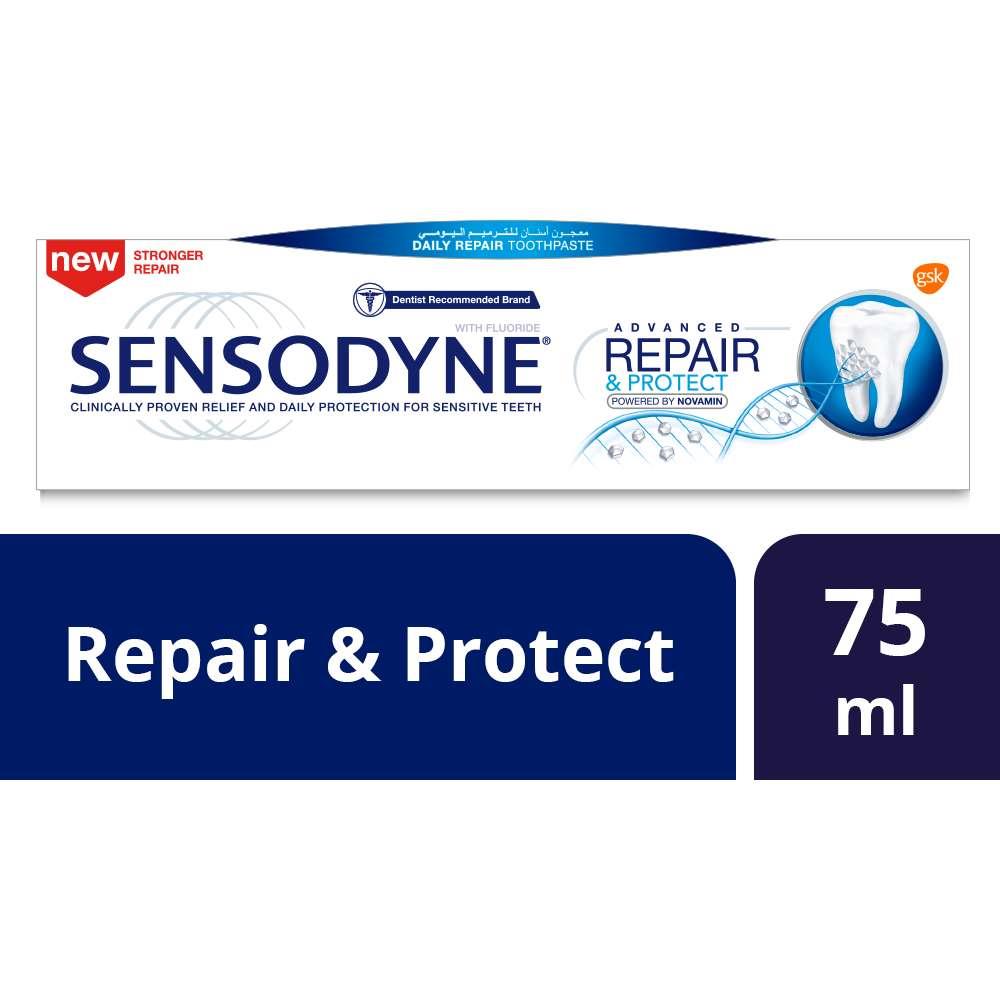 Back Image for Sensodyne Advanced Repair & Protect Toothpaste 75ml