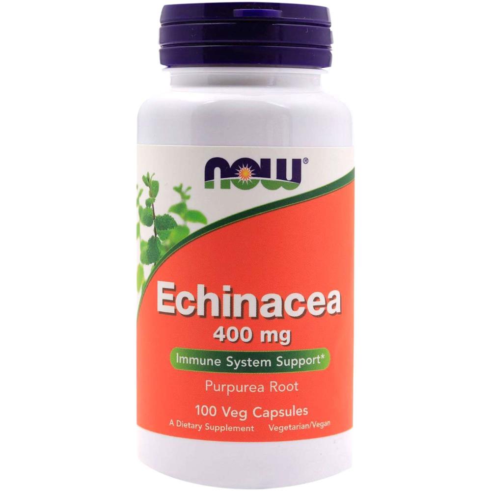 Now Echinacea Immune System Support 500mg Veg Capsules 100's