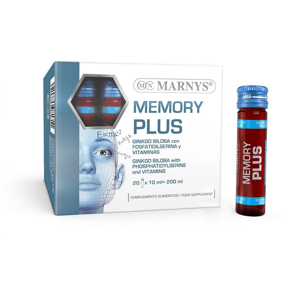 Marnys Memory Plus Vials 20's