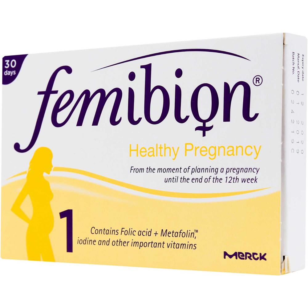 Back Image for Femibion 1 Tablets 30's