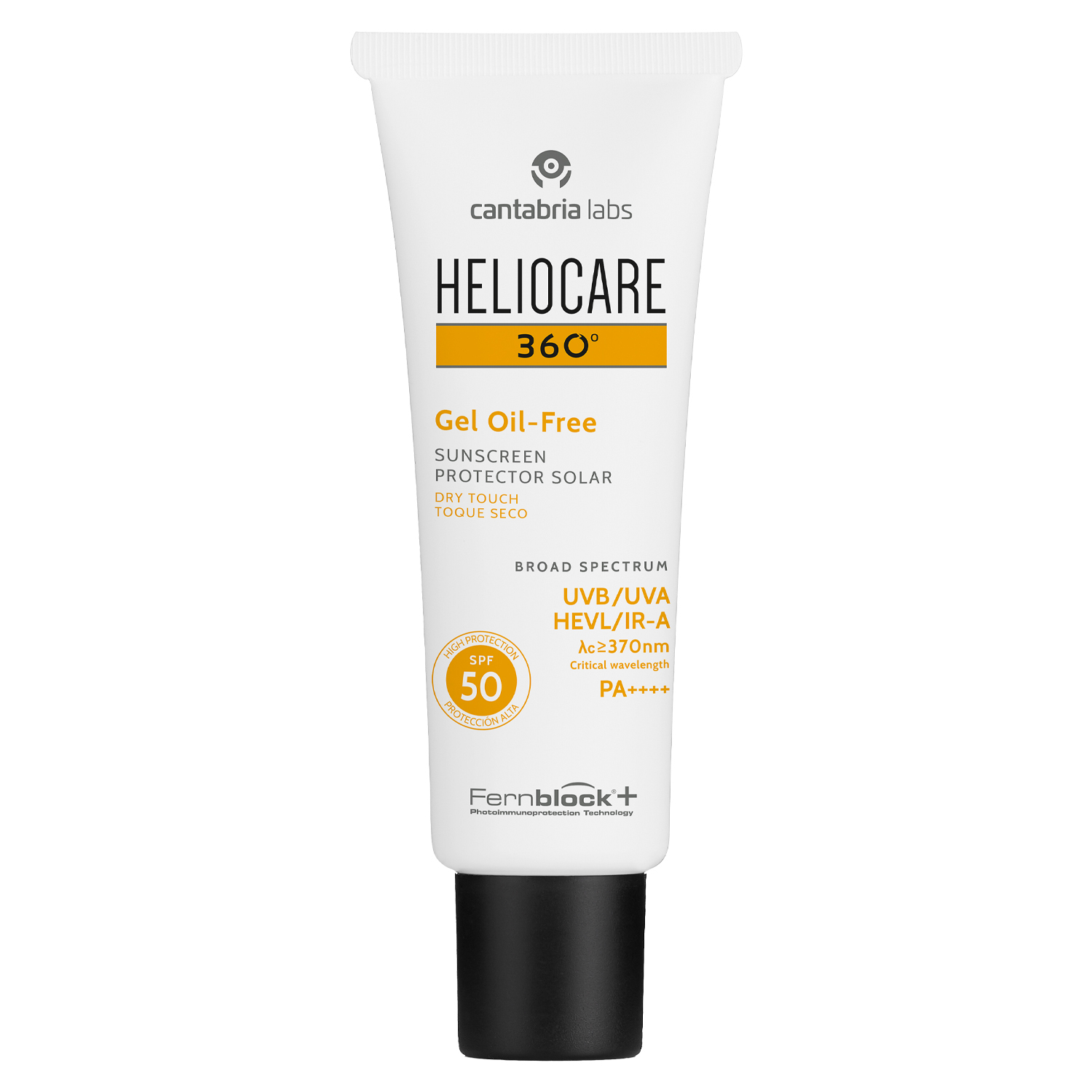 جل هيليوكير Heliocare 360 ملمس جاف خالي من الزيت بعامل حماية من الشمس 50 50 مل