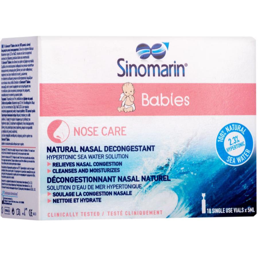 Back Image for Sinomarin Babies Nose Care 5ml Vials 18's