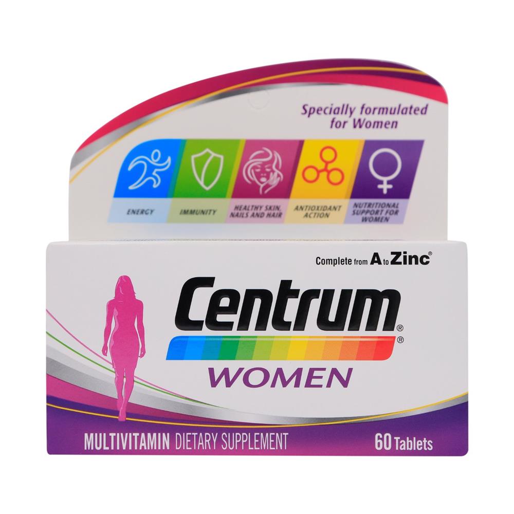 Back Image for Centrum For Women Tablets 60's