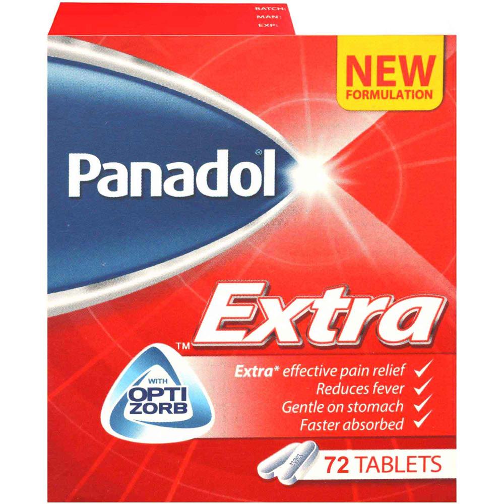 Back Image for Panadol Extra Optizorb Tablets 72's