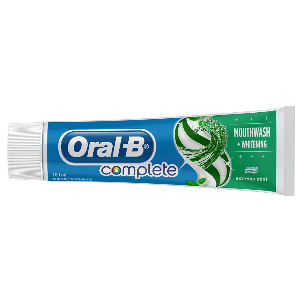 Back Image for Oral-B Complete Mouthwash Whitening Toothpaste 100ml