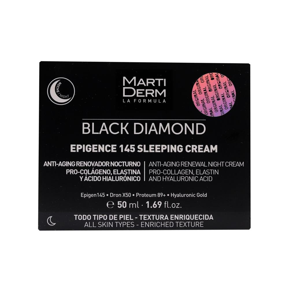 Back Image for Martiderm Black Diamond Epigence 145 Sleeping Cream 50ml