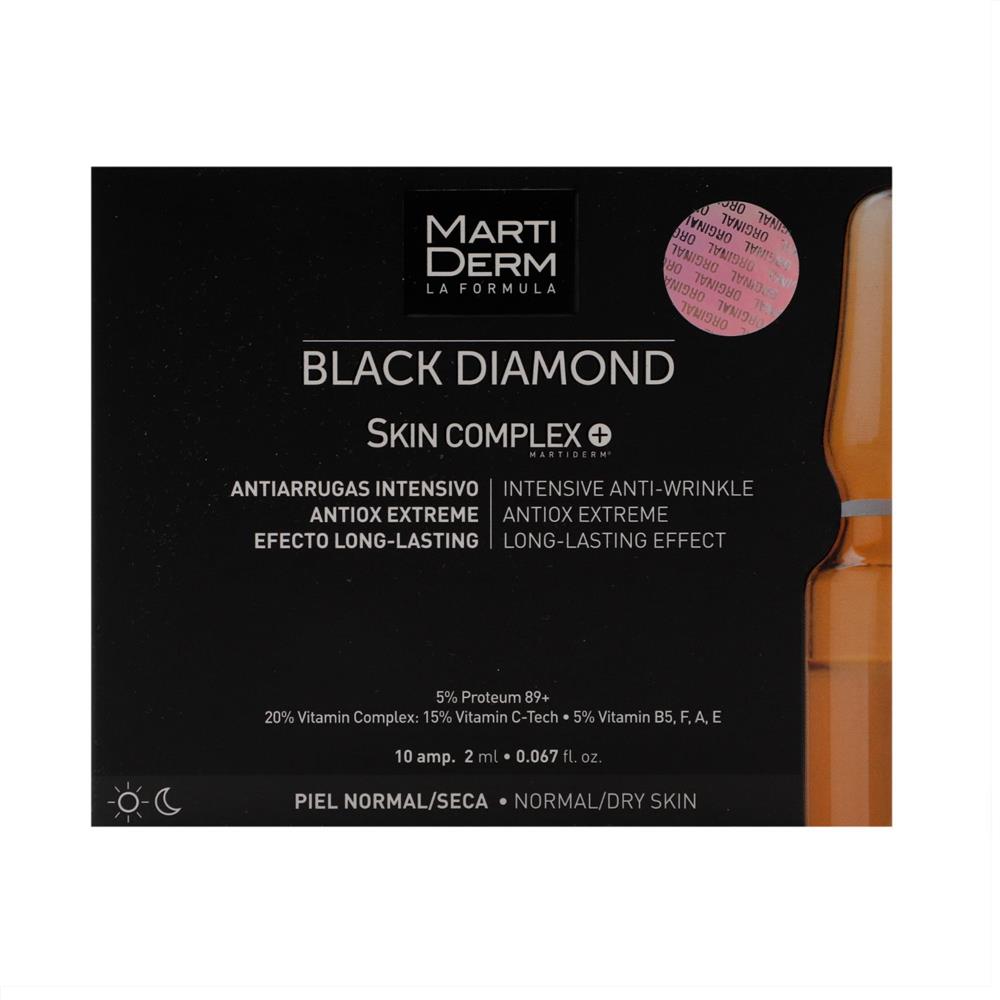 Back Image for Martiderm Black Diamond Skin Complex+ Ampoules 10's