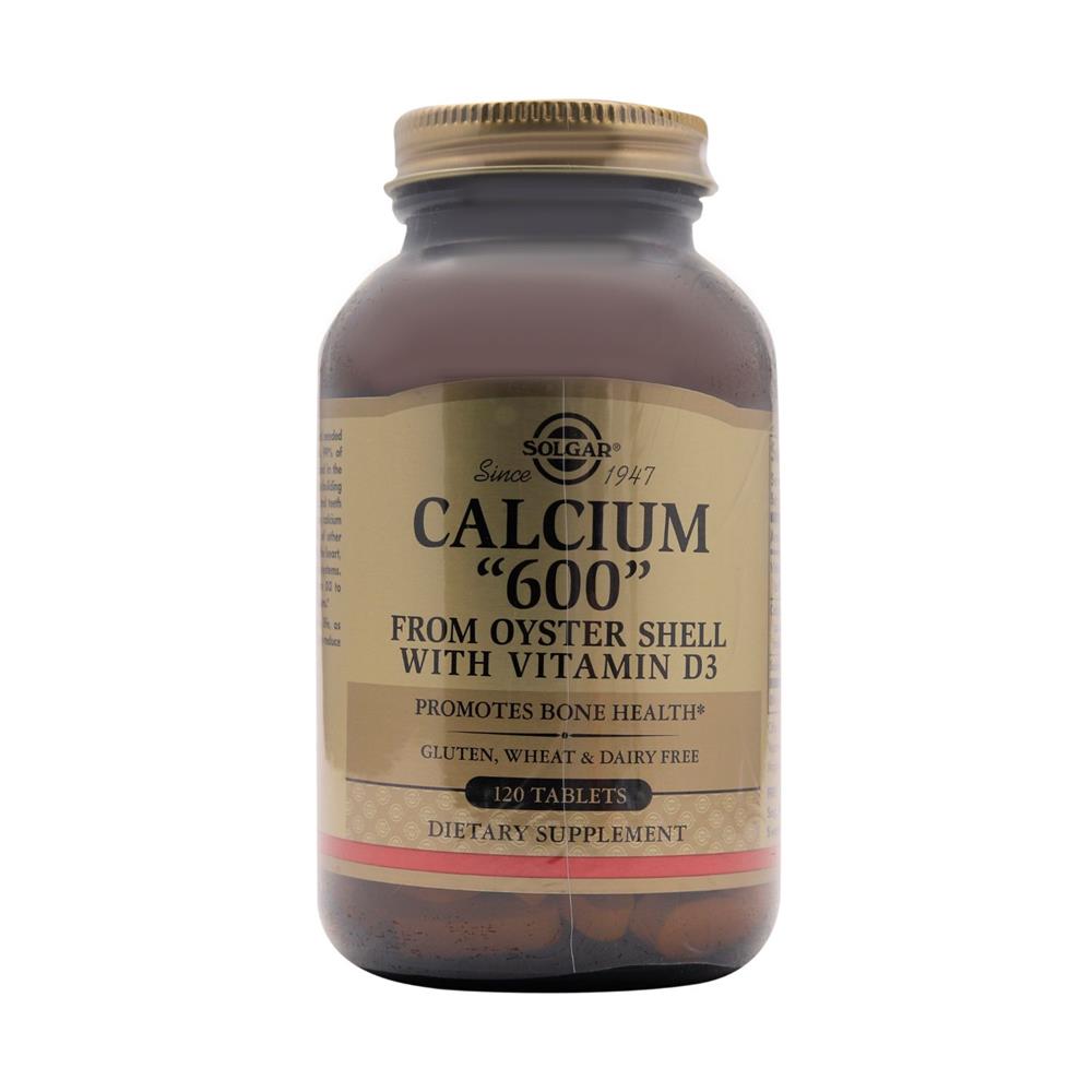Solgar سولجار مكمل غذائي كالسيوم 600مجم 120 حبة