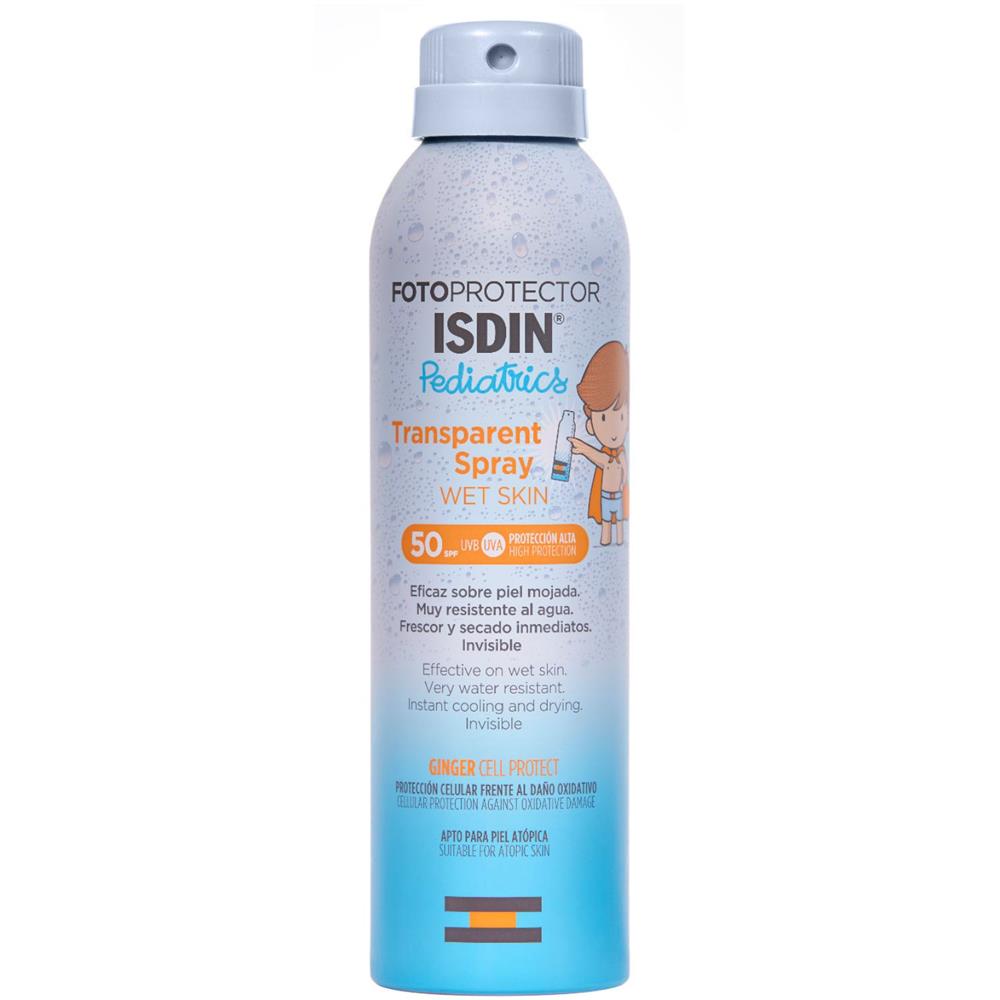 Isdin Fotoprotector Wet Skin Transparent Sunscreen Spray 50+ 250ml 