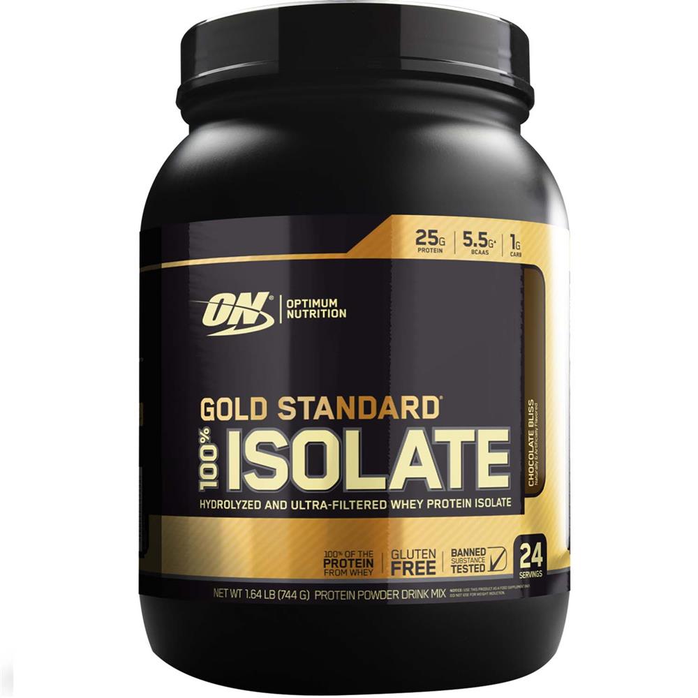 Back Image for Optimum Nutrition Gold Standard 100% Isolate Chocolate Bliss 744g