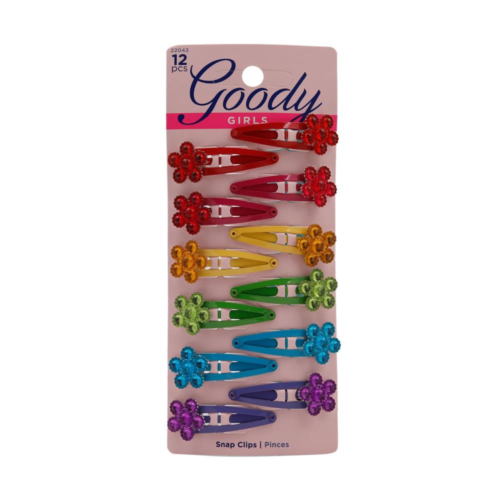 Product Image for Goody Girls Classics Jewelled Flower Contour Clip 12's