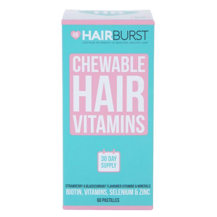 Back Image for Hairburst Heart Hair Vitamins Chewables Tablets 60's