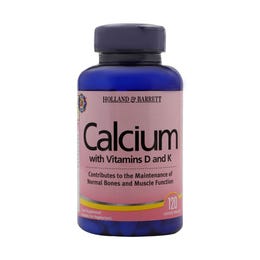 Holland & Barrett Calcium with Vitamins D and K Tablets 120's