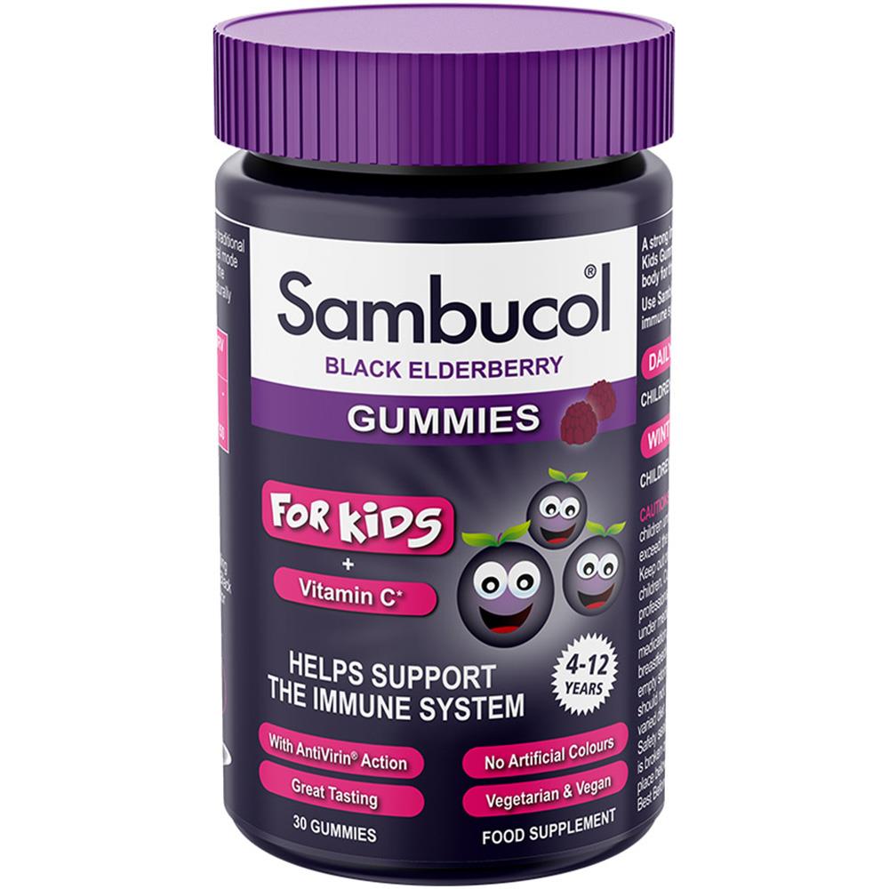 Sambucol Kids Gummies With Vitamin C For Immunity Support, Pack of 30's
