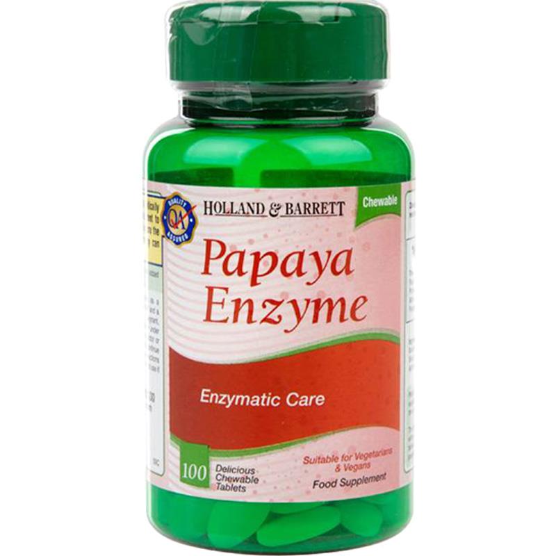 Buy Holland & Barrett Papaya Enzyme Chewable Tablets 100's Online in