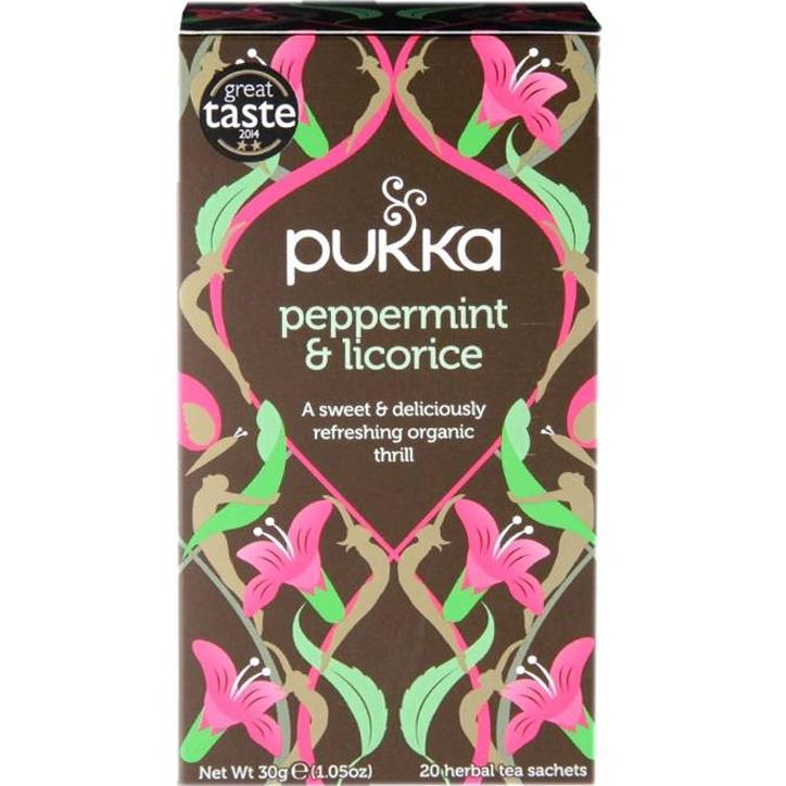 Holland & Barrett Pukka Peppermint & Licorice Tea Tea Bags 20's