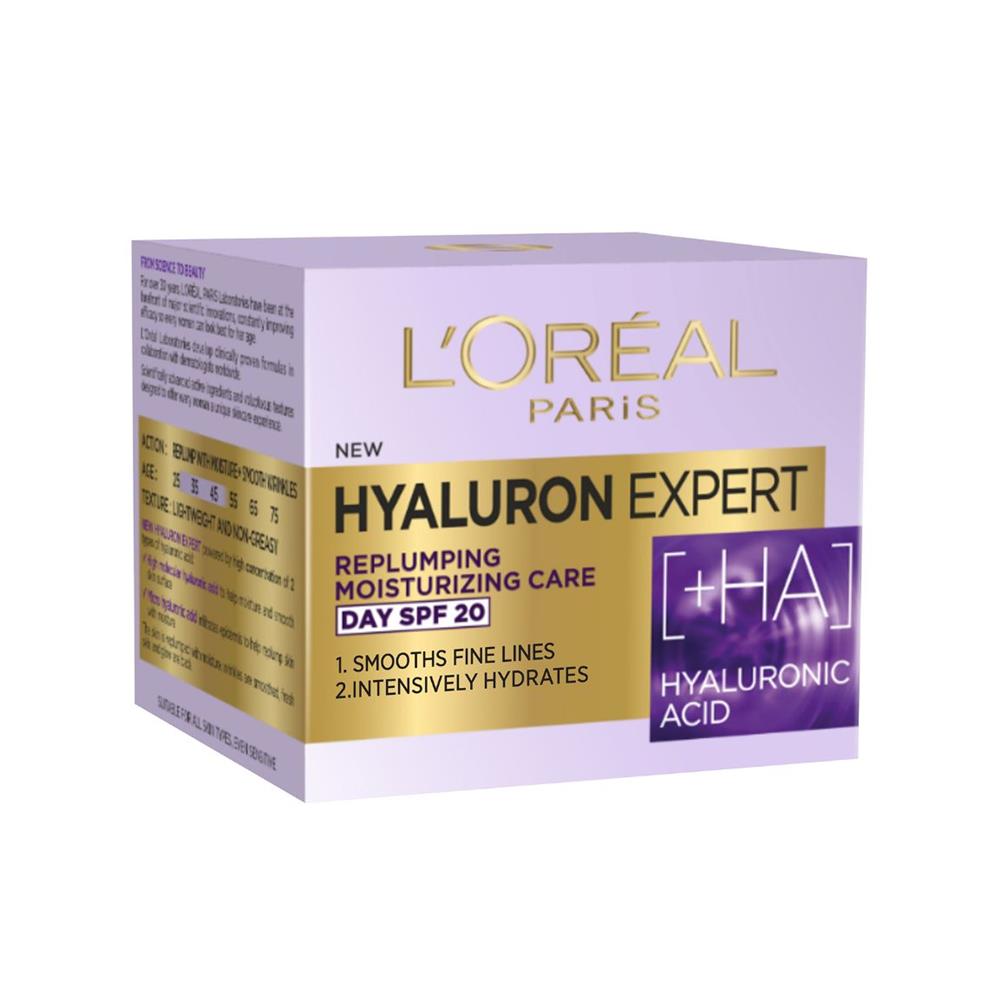 Back Image for L'Oreal Paris Hyaluron Expert Day Cream 50ml