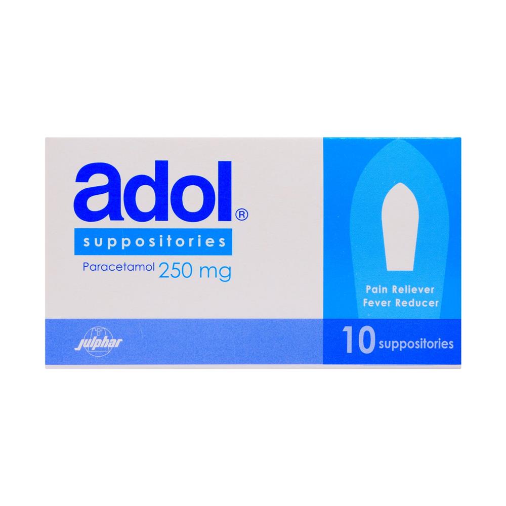 Back Image for Adol 250mg Suppositories 10's