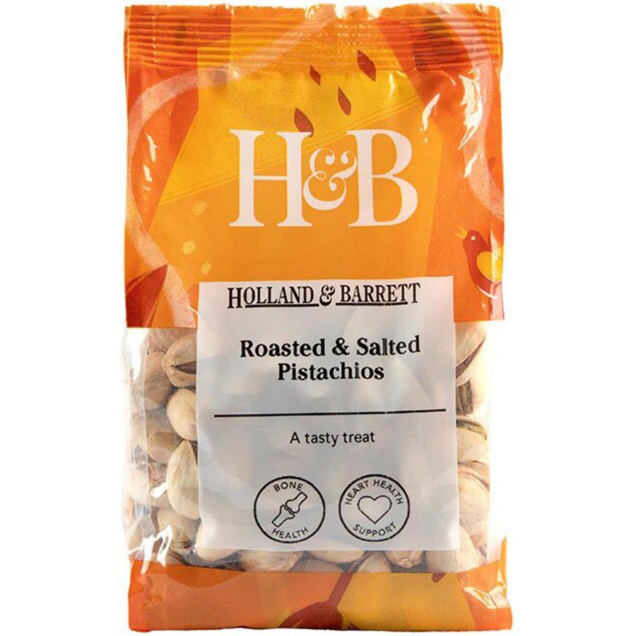 Buy Holland & Barrett Roasted Salted Pistachios 200g Online in the UAE