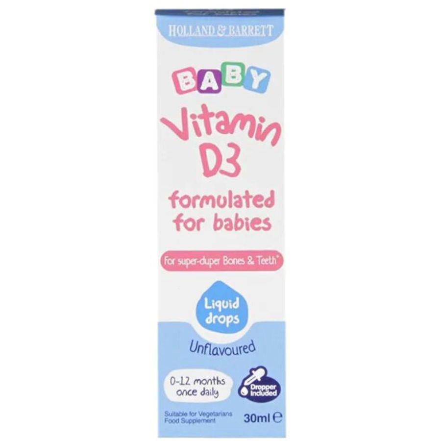 Holland & Barrett Baby Vitamin D3 Drops 30ml