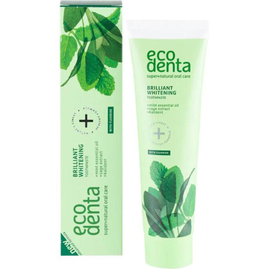 Ecodenta Whitening Toothpaste with Mint Oil and Sage Extract 100ml