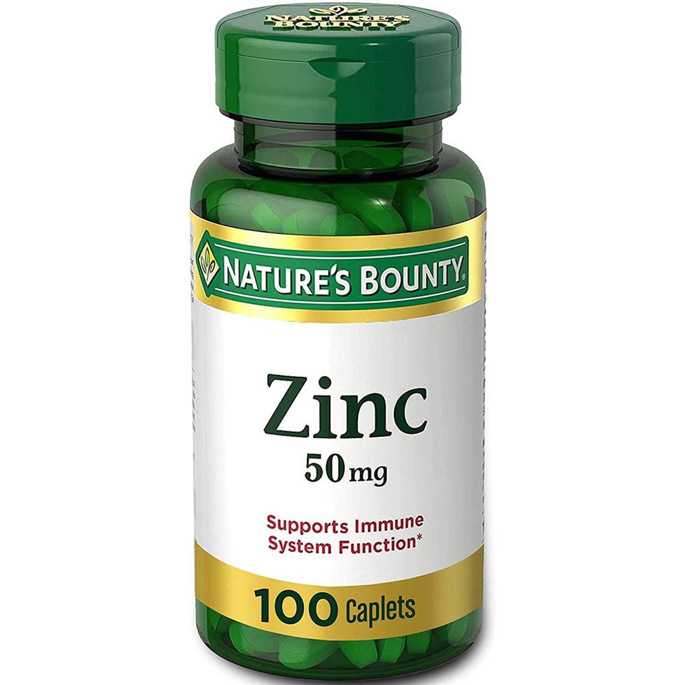 Product Image for Nature's Bounty Zinc Chelated 50mg Tablets 100's