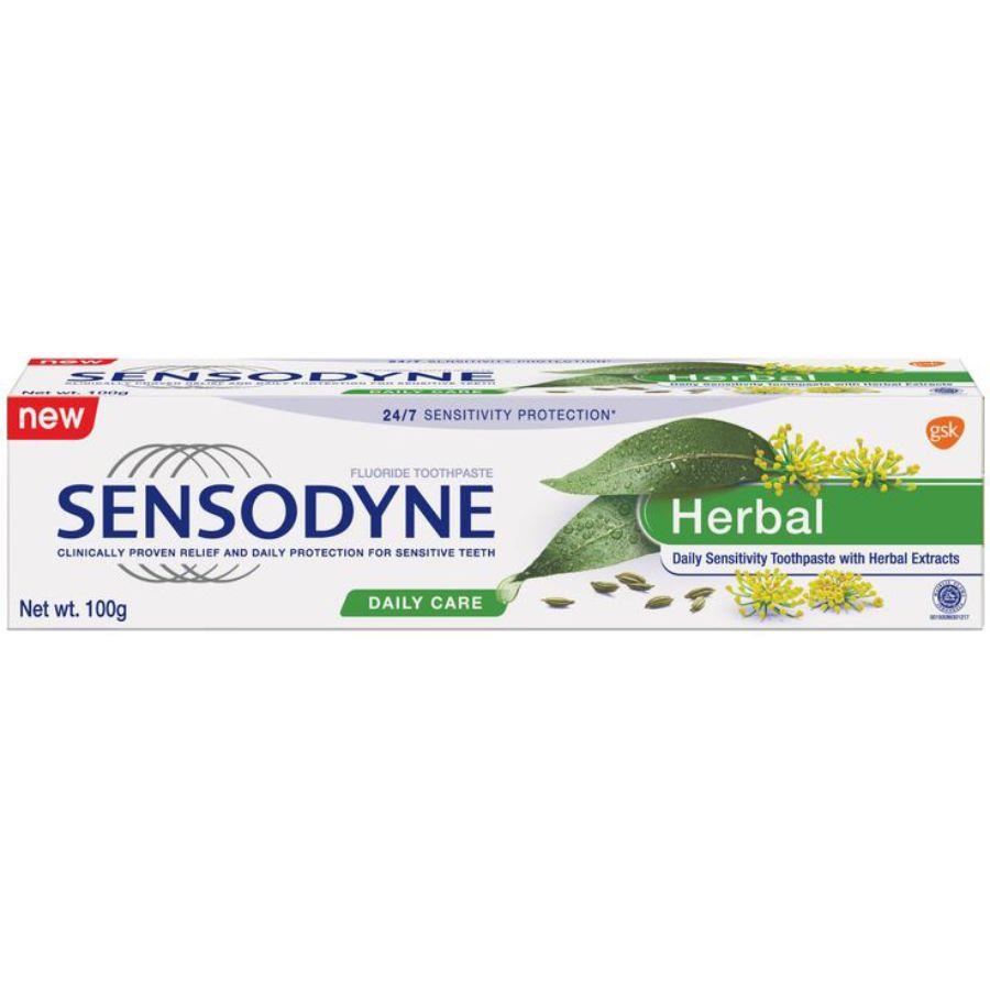 Back Image for Sensodyne Herbal Multi Care with Eucalyptus & Fennel Extracts 100g