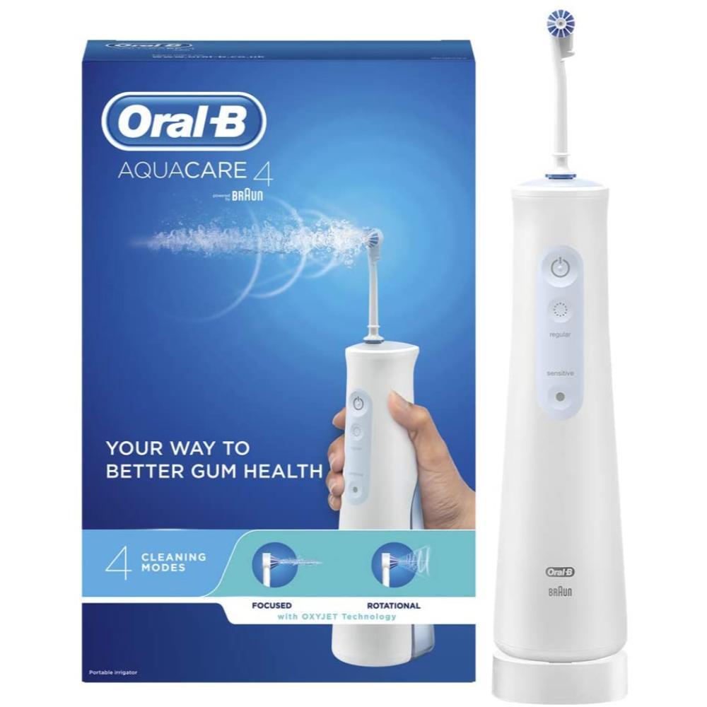 Back Image for Oral-B Aquacare Water Flosser 4 Cordless Irrigator