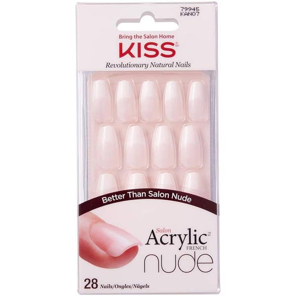 Buy Kiss Salon Acrylic Nude French Nails Coffin Shape Online in the UAE | BinSina Pharmacy Buy Kiss Salon Acrylic Nude French Nails Coffin Shape Online in the UAE | BinSina Pharmacy