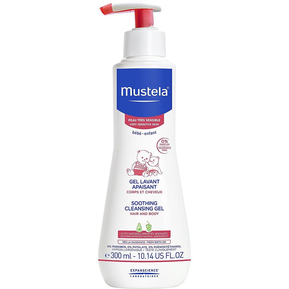 Back Image for Mustela Soothing Cleansing Gel Hair & Body 300ml