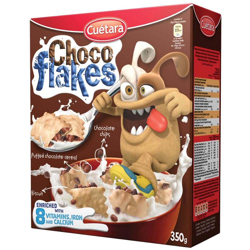 Cuetara Choco Flakes With Iron And Calcium 350g