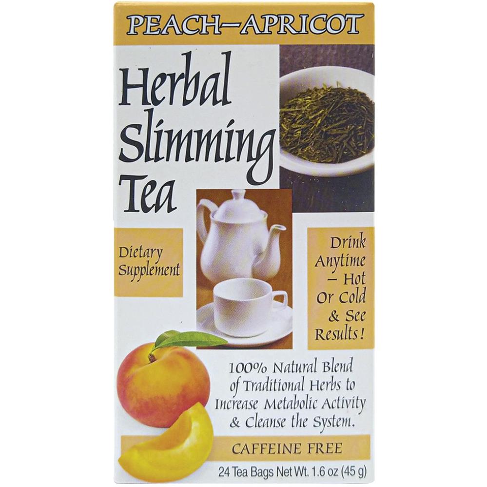 21st Century Herbal Slimming Tea Bag, Peach-Apricot, Pack of 24's