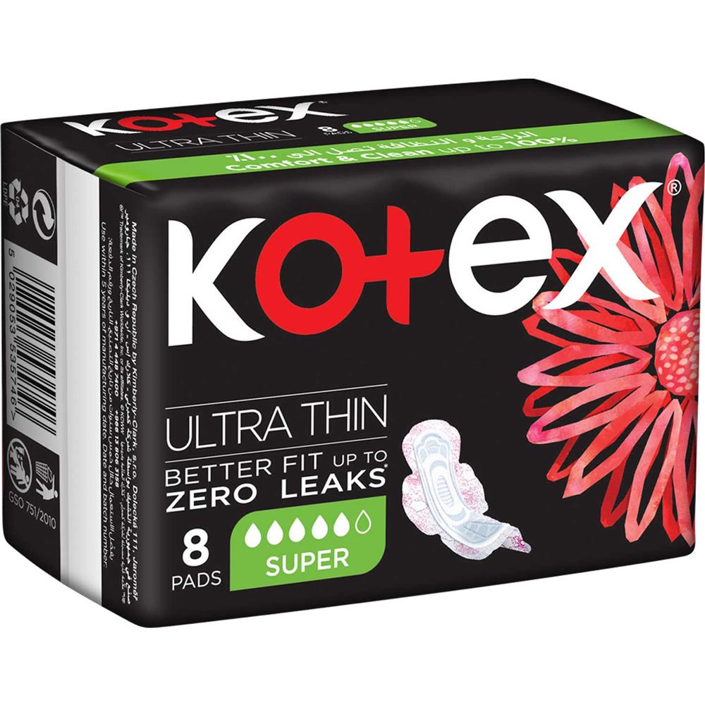Kotex Ultra Thin Pads Super with Wings Sanitary Pads 8's