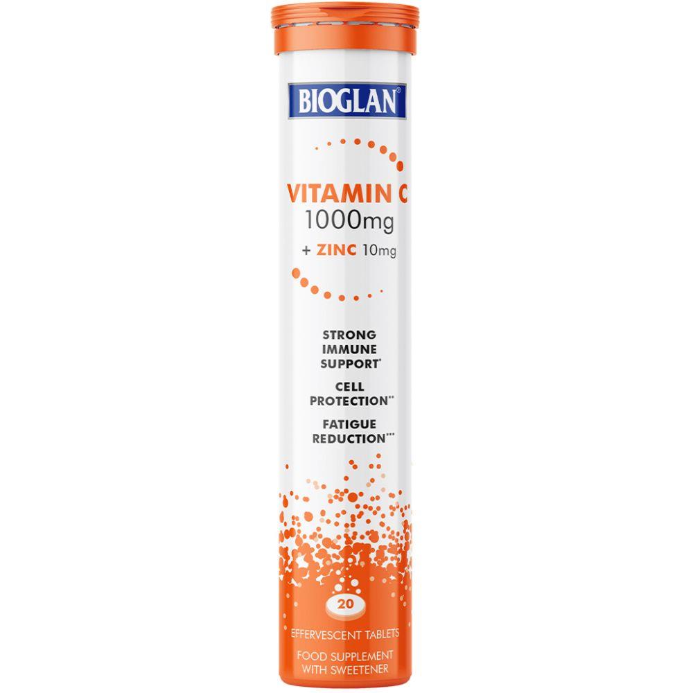 Bioglan Vitamin C+Zinc Effervescent Tablets 20's