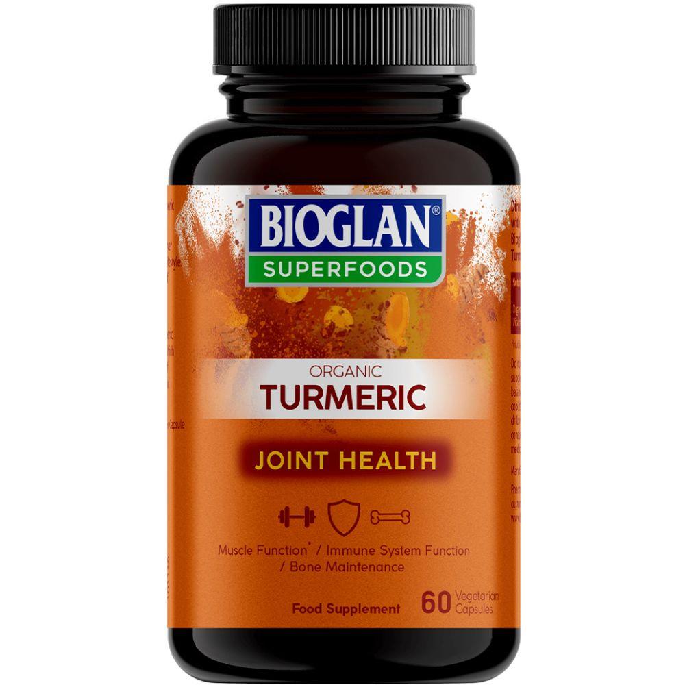 Product Image for Bioglan Superfood Organic Turmeric Capsules 60's
