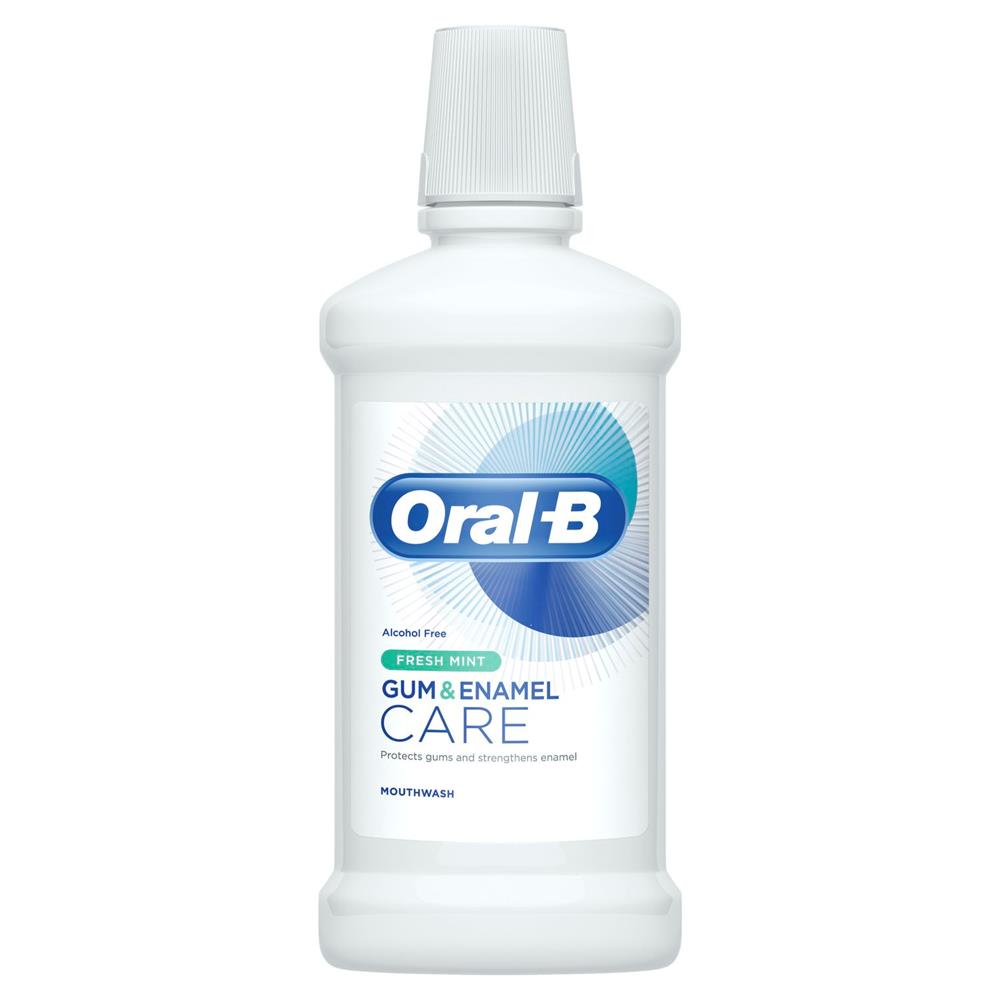 Oral B Gum & Enamel Care Fresh Mint Mouthwash 500ml